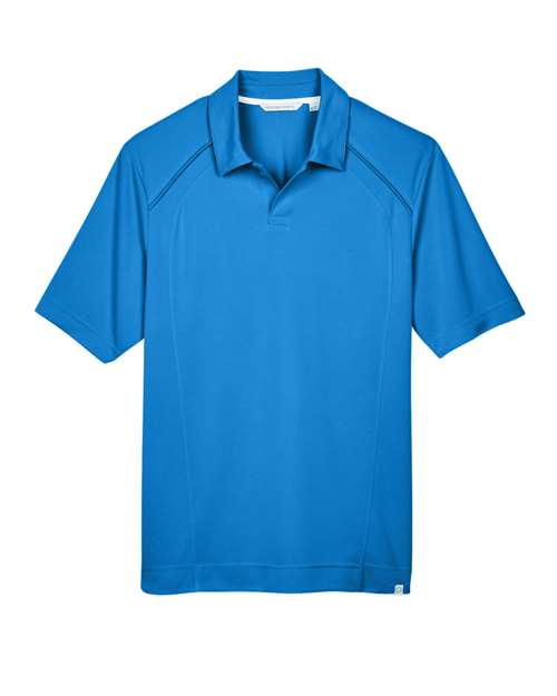 North End 88632 Men's Recycled Polyester Performance Pique Polo - Light Nautical Blue