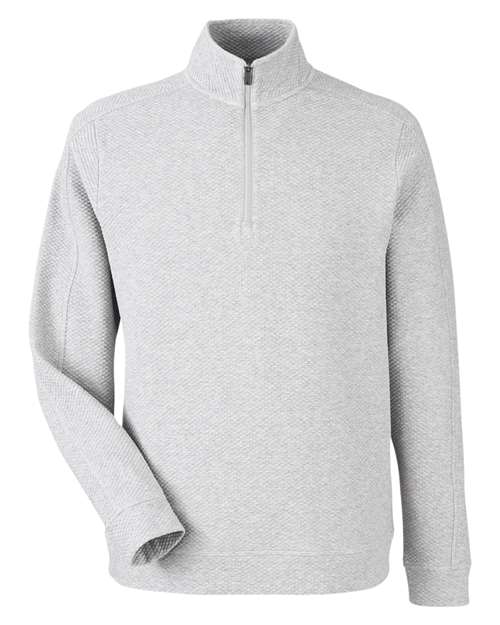 Load image into Gallery viewer, North End NE725 Men's Spirit Textured Quarter-Zip Pullover - Platinum Heather
