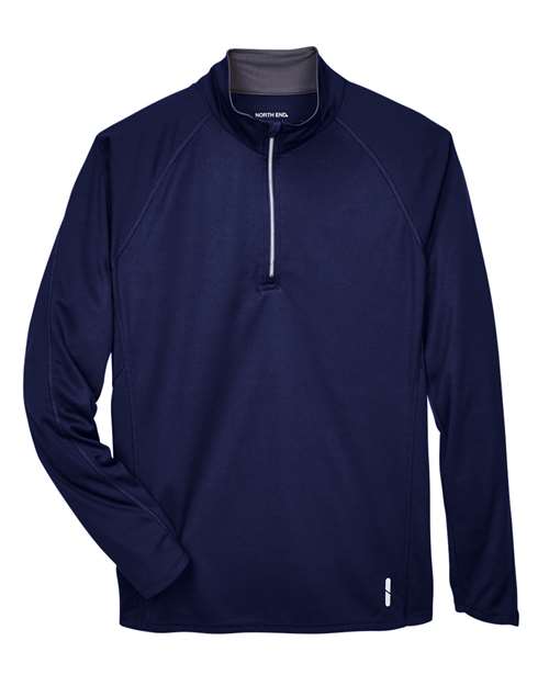 Load image into Gallery viewer, North End 88187 Men's Radar Performance Quarter-Zip Pullover - Classic Navy
