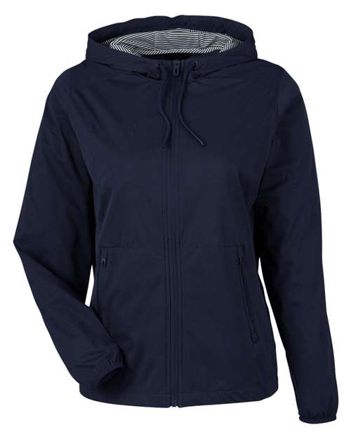 North End NE75W Women's Network Lightweight Jacket - Classic Navy Heather