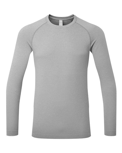 Onna NN270 Men's Unstoppable Fresh Long Sleeve Underscrub Base Layer T-Shirt - Heather Grey