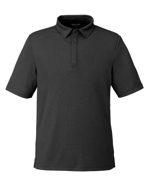 Load image into Gallery viewer, North End NE102 Men's Replay Recycled Pique Polo - Black
