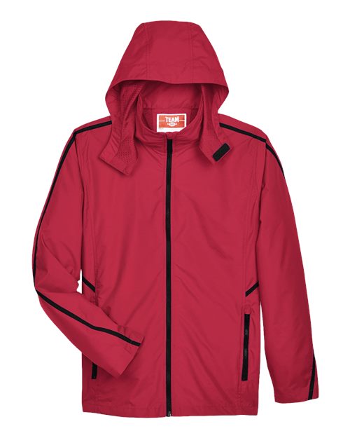 Load image into Gallery viewer, Team 365 TT70 Unisex Conquest Jacket with Mesh Lining - Sport Red
