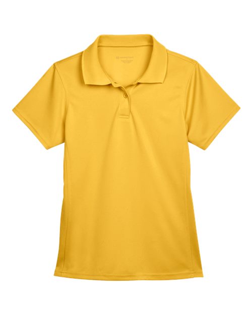 Harriton M315W Women's Polyester Jersey Polo - Gold