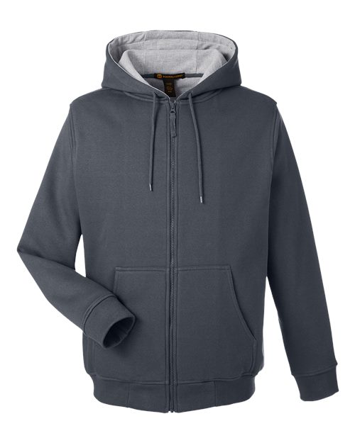 Load image into Gallery viewer, Harriton M711T Unisex Tall ClimaBloc™ Lined Heavyweight Hooded Sweatshirt - Dark Charcoal
