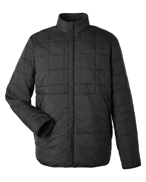 North End NE721 Unisex Aura Fleece-Lined Jacket - Black