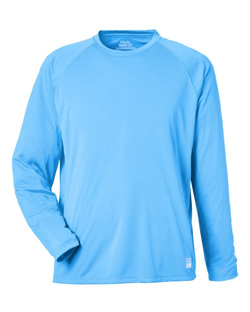 HUK H12L009 Men's LoPro Pursuit Long Sleeve T-Shirt - Marolina Blue