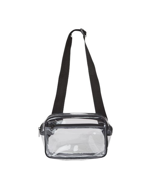 Load image into Gallery viewer, Clear Stadium 2-Pocket Fanny Pack/Crossbody Bag
