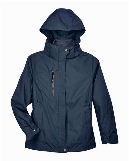 North End 78178 Women's Caprice 3-in-1 Jacket with Soft Shell Liner - Classic Navy