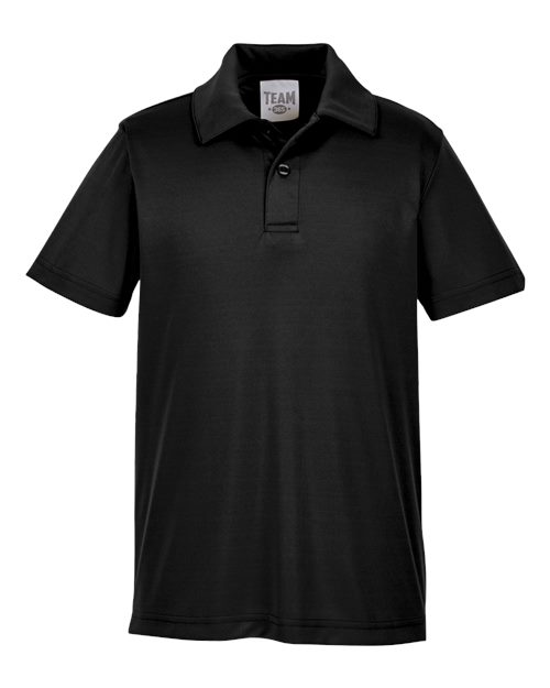 Team 365 TT51Y Youth Zone Performance Polo - Black