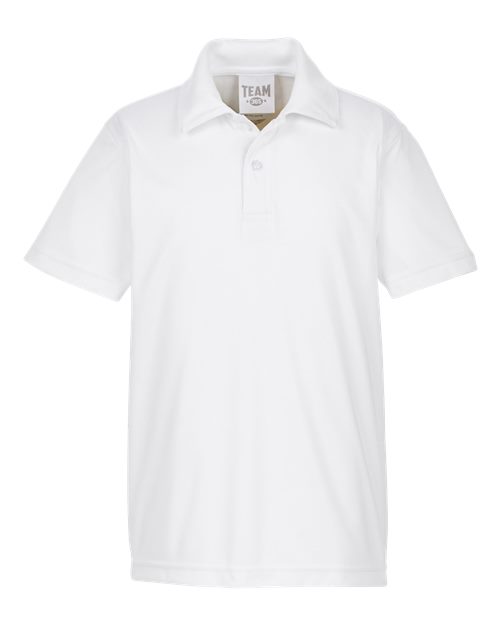 Load image into Gallery viewer, Team 365 TT51Y Youth Zone Performance Polo - White
