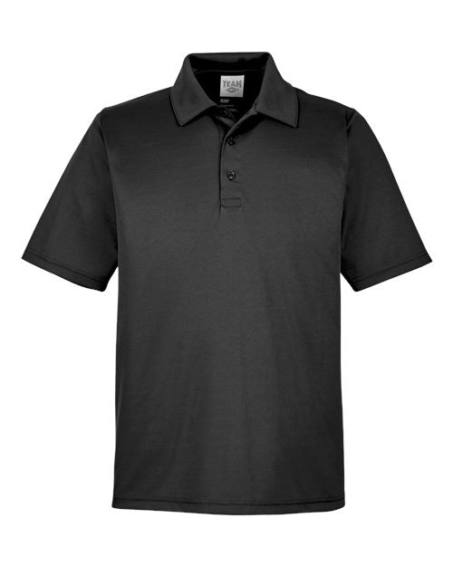 Team 365 TT51T Men's Tall Zone Performance Polo - Black