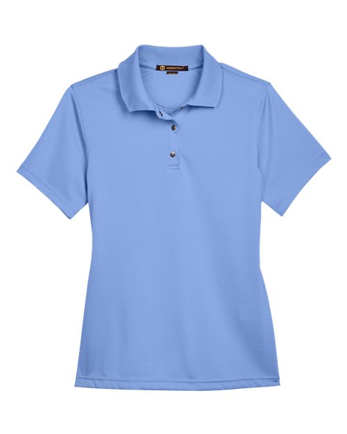 Load image into Gallery viewer, Harriton M345W Women's Advantage Snag Protection Plus IL Snap Placket Polo - Industry Blue
