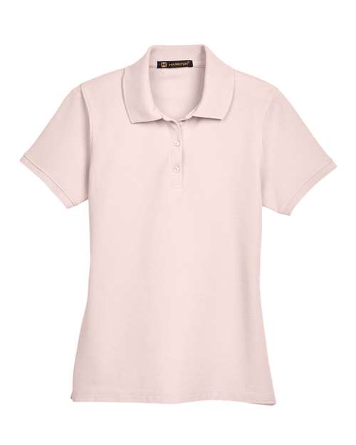 Harriton M280W Women's Blend-Tek™ Polo - Blush