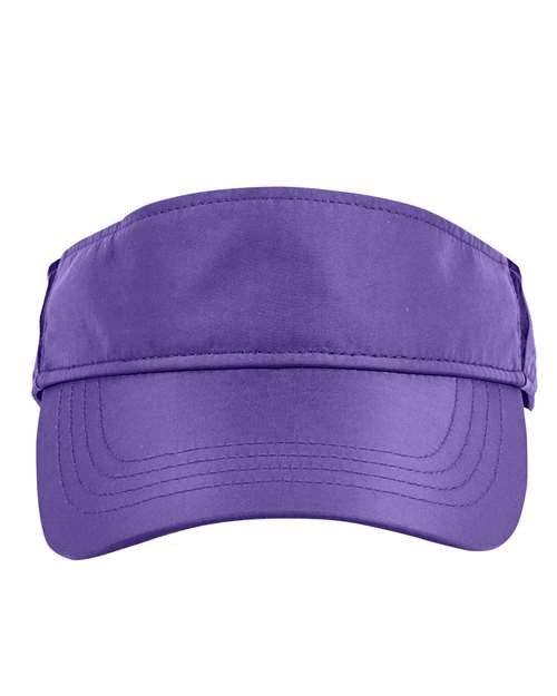 CORE365 CE002 Drive Performance Visor - Campus Purple/ Carbon