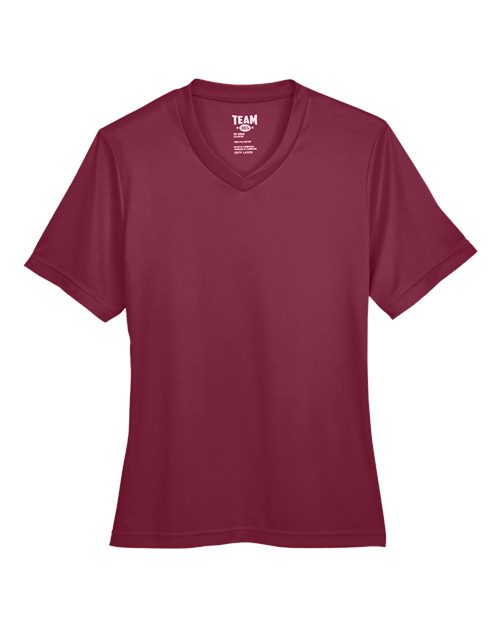 Team 365 TT11W Women's Zone Performance T-Shirt - Sport Maroon