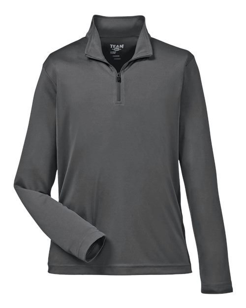 Load image into Gallery viewer, Team 365 TT31Y Youth Zone Performance Quarter-Zip Pullover - Sport Graphite

