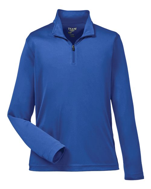 Team 365 TT31Y Youth Zone Performance Quarter-Zip Pullover - Sport Royal