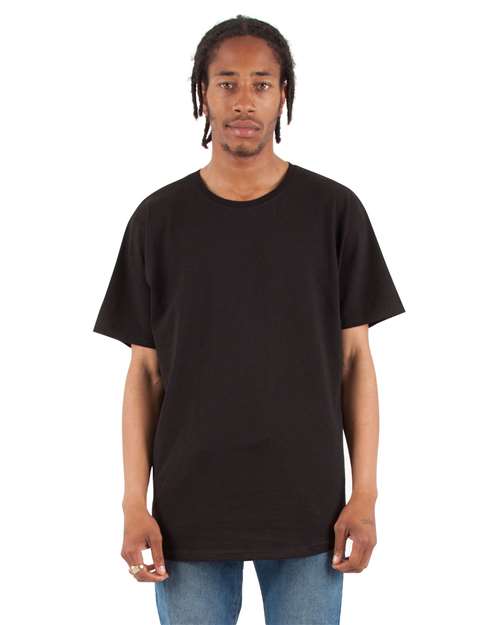 Unisex Curved Hem Long T-Shirt
