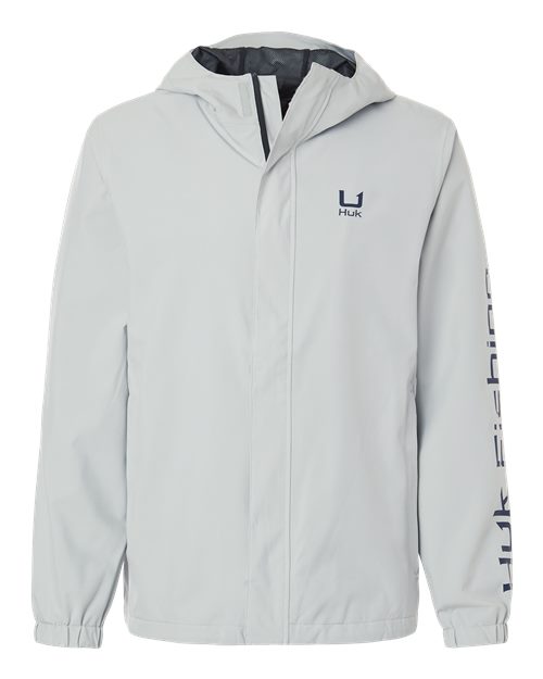 HUK H400159 Men's Storm Rain Jacket - Harbor Mist