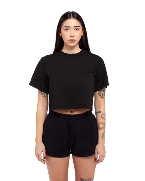 Women's Garment-Dyed Crop T-Shirt