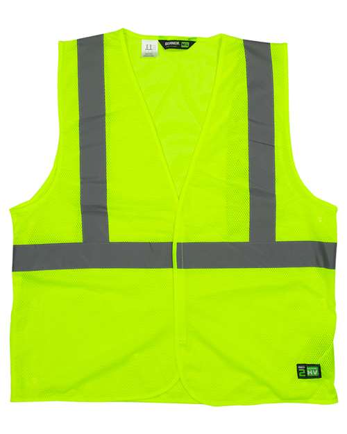 Berne Apparel HVV042 Men's Hi-Vis Class 2 Economy Vest - Yellow