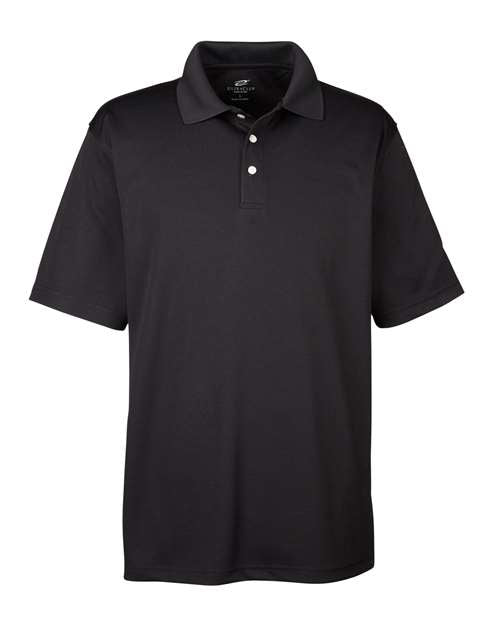UltraClub 8445 Men's Cool & Dry Stain-Release Performance Polo - Black