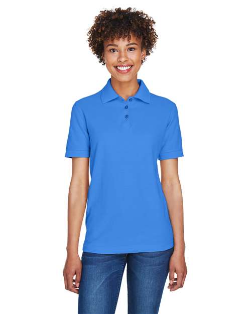 UltraClub 8541 Women's Whisper Pique Polo - French Blue