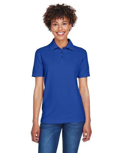 UltraClub 8541 Women's Whisper Pique Polo - Royal