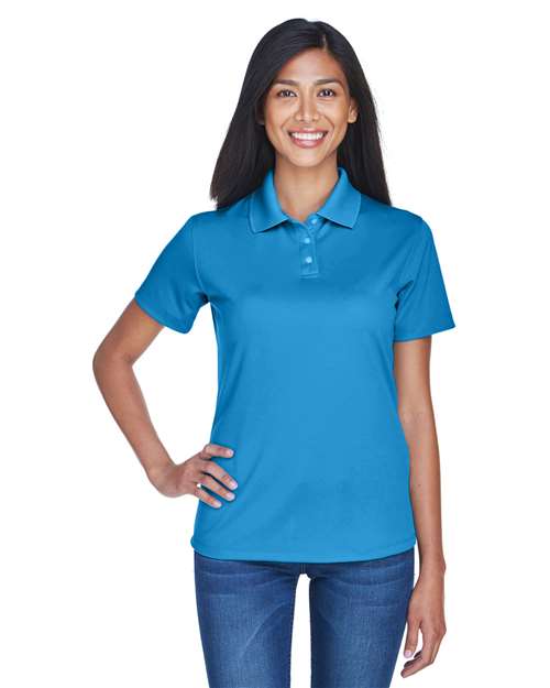 UltraClub 8445L Women's Cool & Dry Stain-Release Performance Polo - Pacific Blue