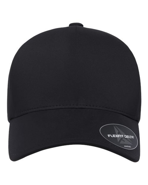 Flexfit 180AP Delta® Snapback Perforated Cap - Black