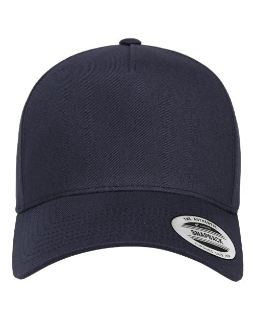 Load image into Gallery viewer, YP Classics 5079 Retro Cotton Blend Snapback Cap - Navy
