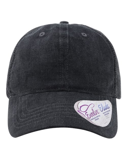 Infinity Her JO Women's Corduroy Cap - Black / Black Leopard/ Black