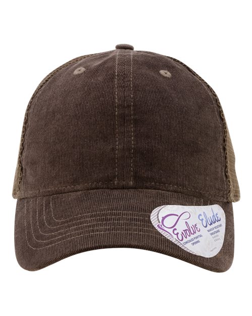 Load image into Gallery viewer, Infinity Her JO Women's Corduroy Cap - Chocolate/ Tonal Fawn/ Chocolate
