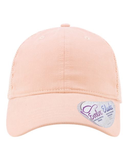 Load image into Gallery viewer, Infinity Her JO Women's Corduroy Cap - Pink Sorbet/ Floral/ Pink Sorbet
