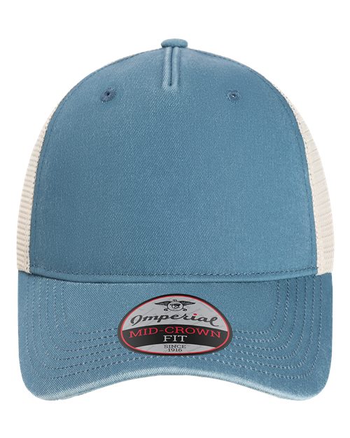 Imperial X240M The Gambit Mesh Back Cap - Breaker Blue/ Stone