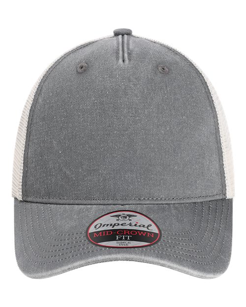 Imperial X240M The Gambit Mesh Back Cap - Charcoal/ Stone