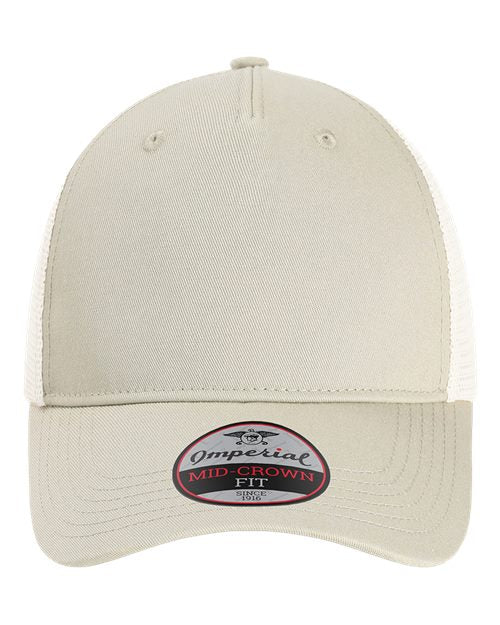 Imperial X240M The Gambit Mesh Back Cap - Stone Khaki/ Stone