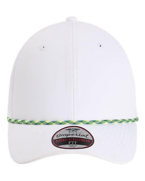 Load image into Gallery viewer, Imperial 7054 The Wingman Cap - White/ Green/ Yellow
