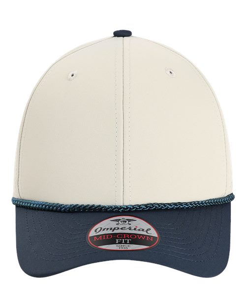Imperial 7054 The Wingman Cap - Putty/ Navy/ Navy