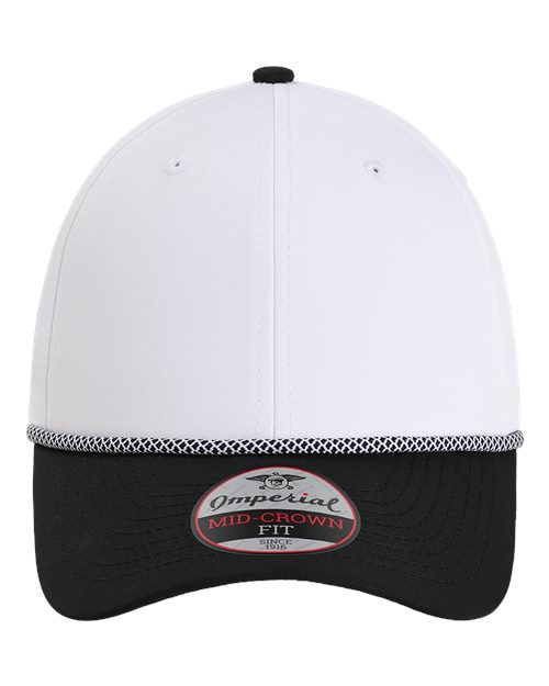 Load image into Gallery viewer, Imperial 7054 The Wingman Cap - White/ Black/ Black/ White
