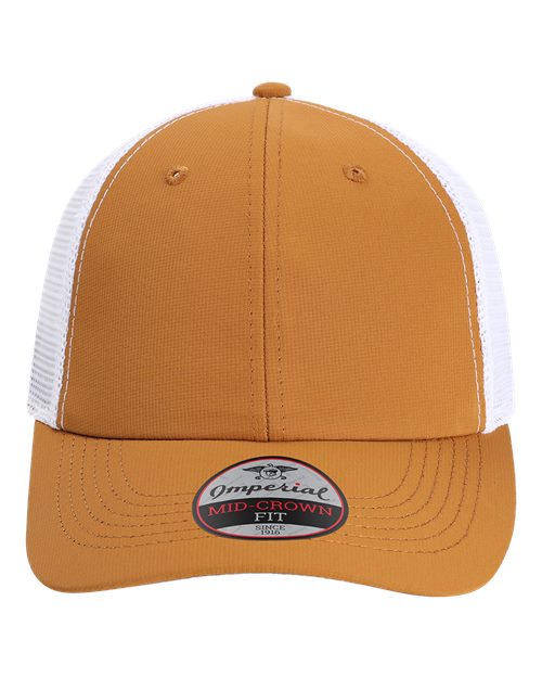 Imperial X210SM The Original Sport Mesh Cap - Buckthorn Brown/ White