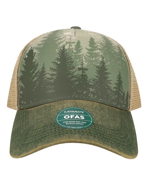 LEGACY OFAFP Old Favorite Five-Panel Trucker Cap - Deep Forest