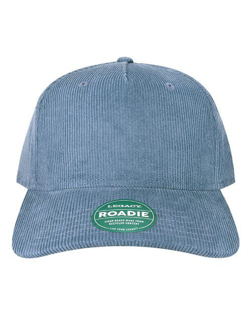 LEGACY ROADIE Five-Panel Adjustable Cap - Ocean Corduroy