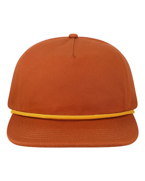 Load image into Gallery viewer, LOCALE WILSON Five-Panel Rope Cap - Rust
