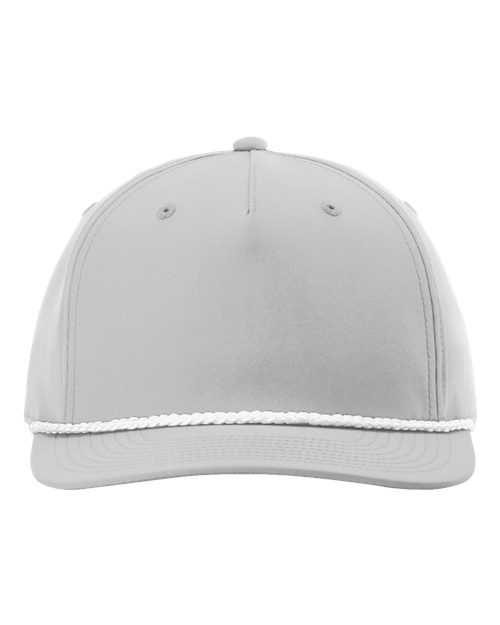 Load image into Gallery viewer, Richardson 258 Five-Panel Classic Rope Cap - Light Grey/ White
