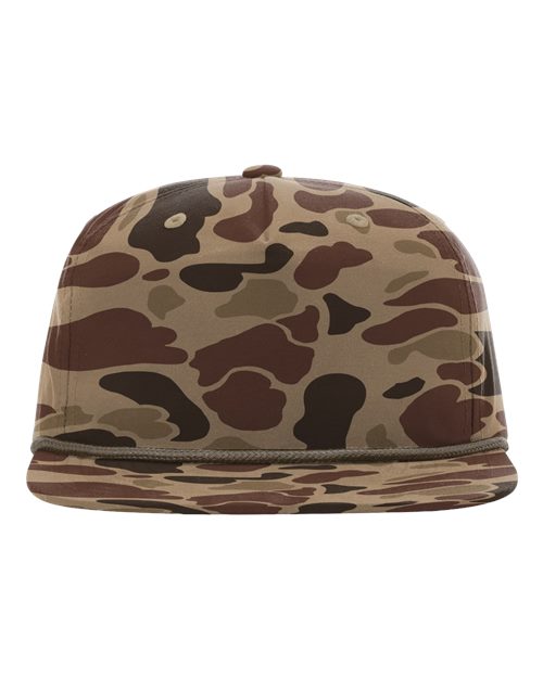 Richardson 256P Printed Umpqua Gramps Cap - Bark Duck Camo/ Brown