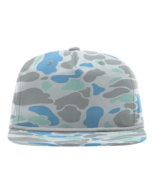 Load image into Gallery viewer, Richardson 256P Printed Umpqua Gramps Cap - Saltwater Duck Camo/ Charcoal
