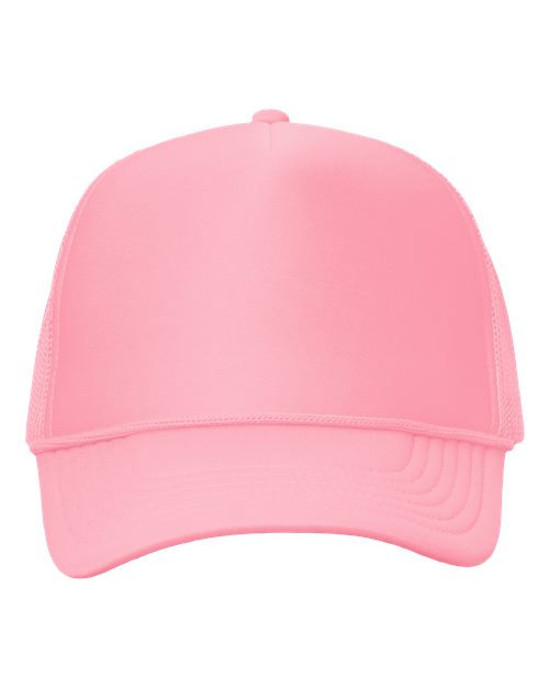 Valucap VC700 Foam Mesh-Back Trucker Cap - Pink