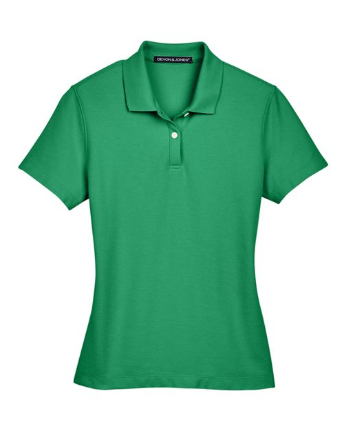 Load image into Gallery viewer, Devon &amp; Jones DG150W Women's DRYTEC20™ Performance Polo - Kelly Green
